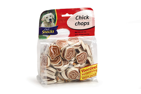 Delisnacks chick chops pui & peste 400 gr