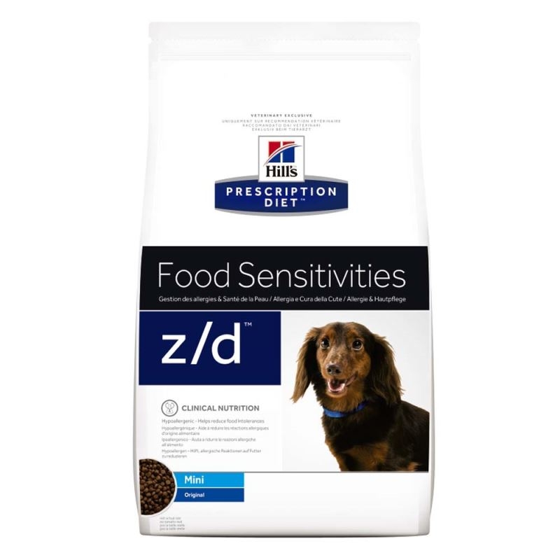Hill\'s PD z/d Food Sensitivities Mini hrana pentru caini 1.5 kg