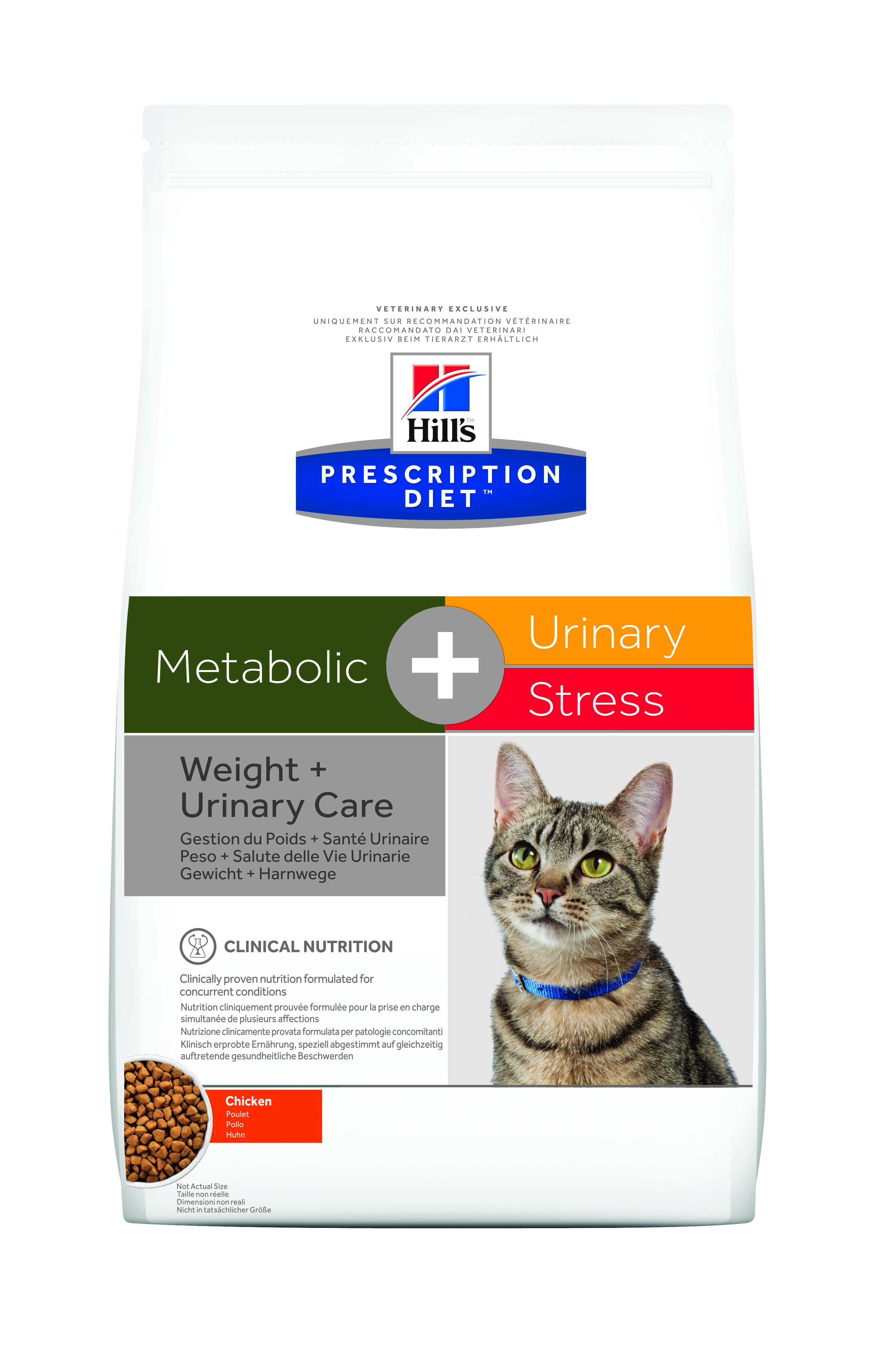 Hill’s PD Metabolic + Urinary Stress hrana pentru pisici cu pui Hill's