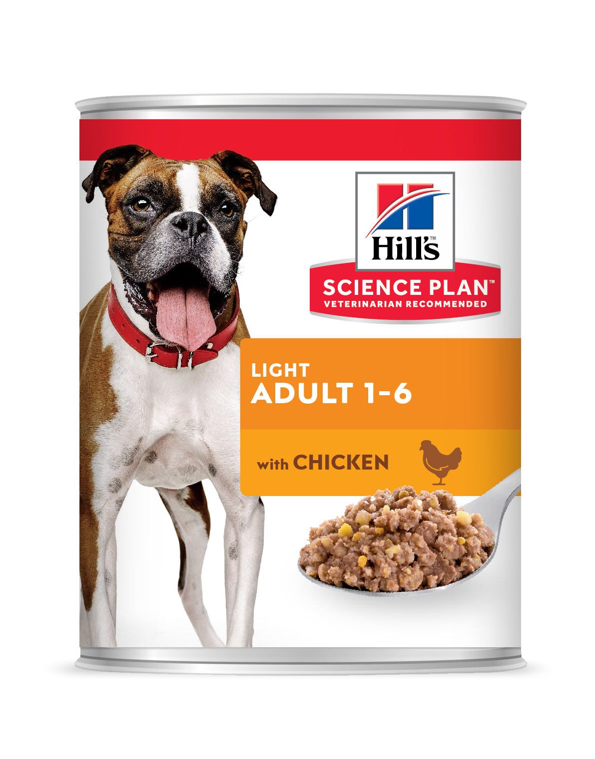 Hill's Sp Adult Light Hrană Pentru Câini Cu Pui, 370 G (conservă) imagine
