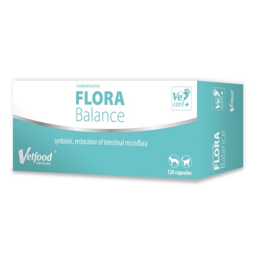 VetFood-Flora Balance, 120 capsule imagine
