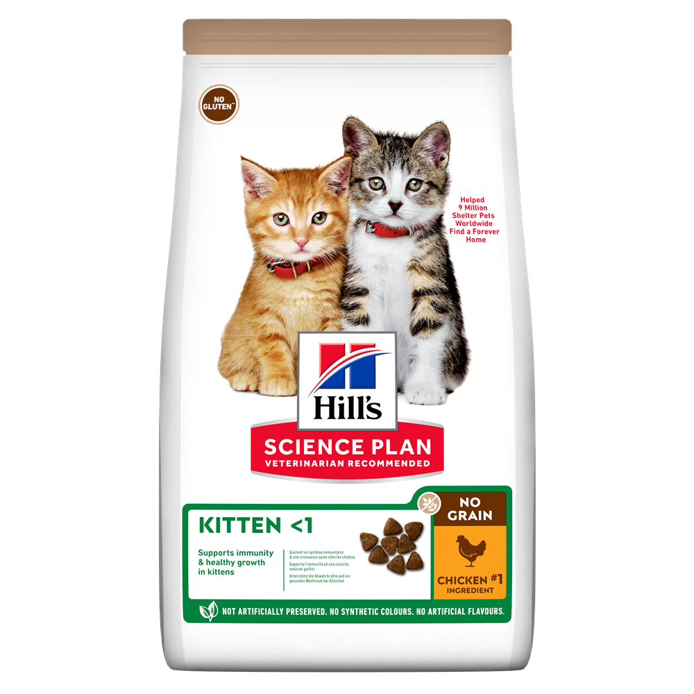 Hill’s SP Feline Kitten No Grain Chicken, 1.5 kg Hill's imagine 2022