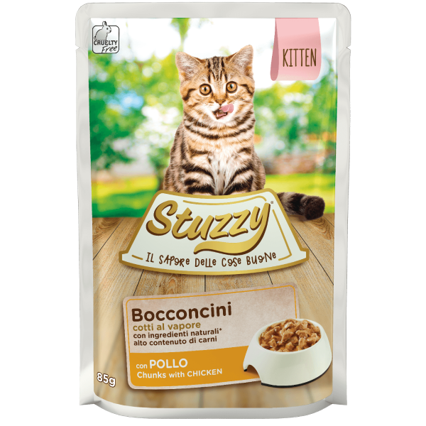Stuzzy Cat Plic Bucati Sos Kitten, 85 g petmart.ro