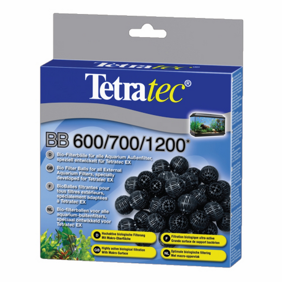Tetratec material filtrant ex bb 400/600/700/1200/2400