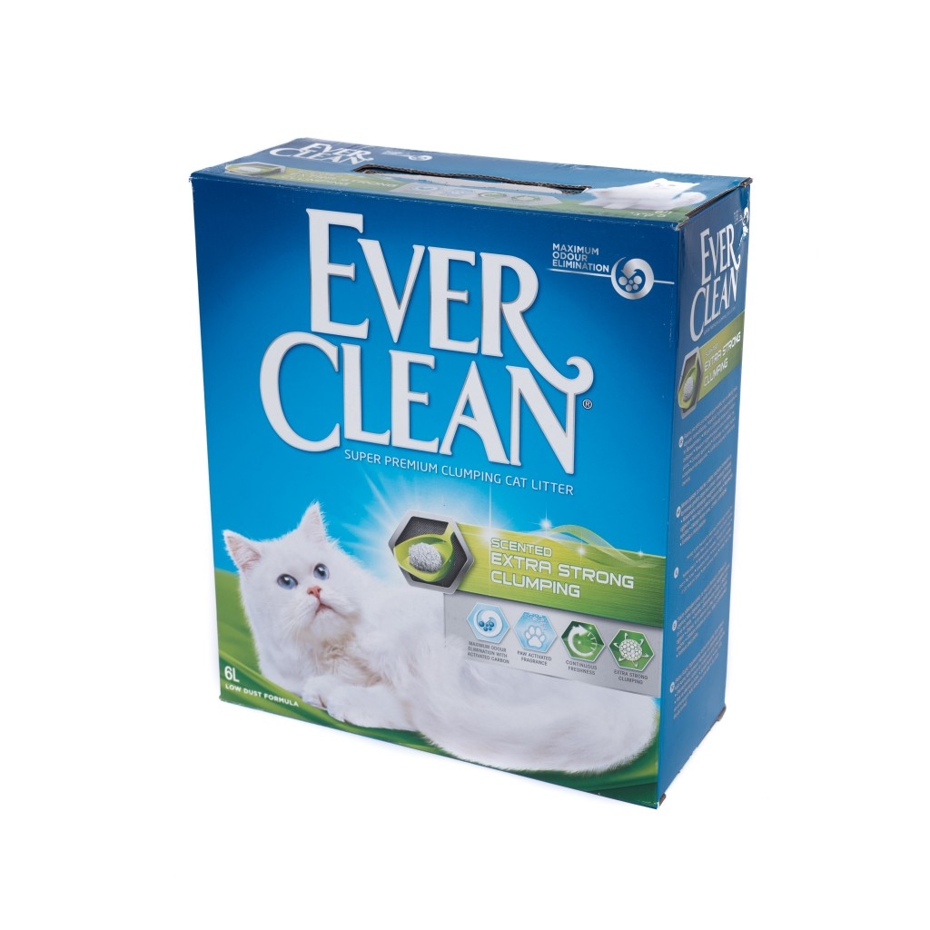 Nisip litiera ever clean extra strong clumping, 10 l
