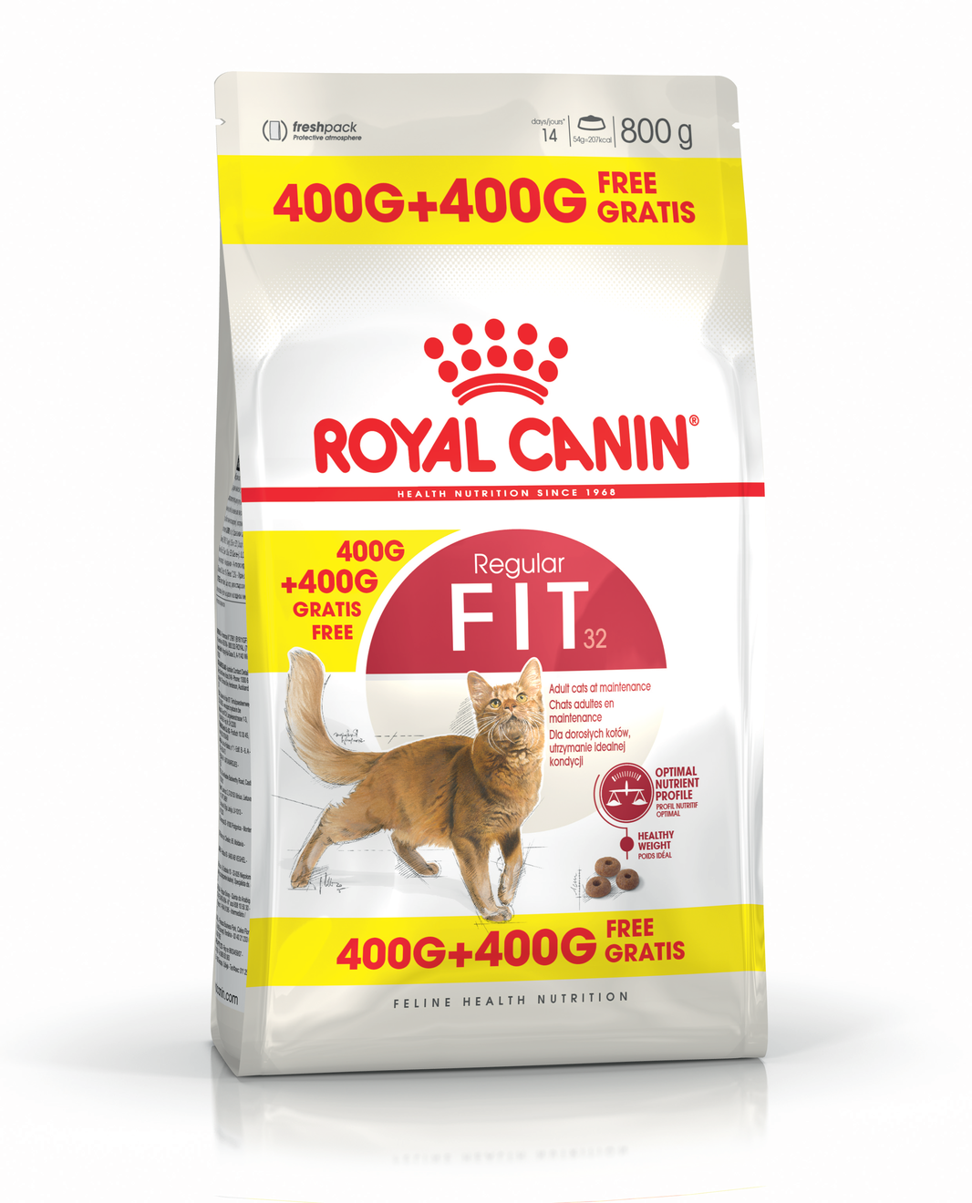 Royal Canin Feline Fit 32, 400 g + 400 g CADOU: 18,49 RON - PetMart PetShop