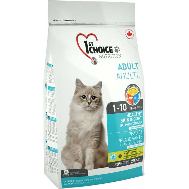 1St Choice Cat Adult Skin & Coat, 2.72 Kg