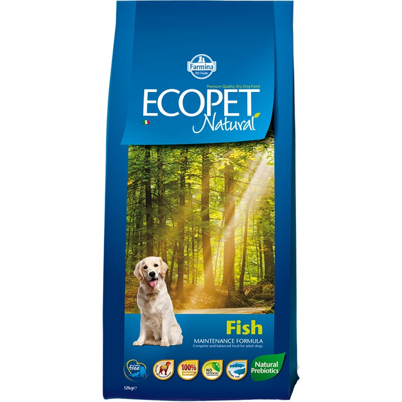 Ecopet natural dog adult mini fish 2.5 kg