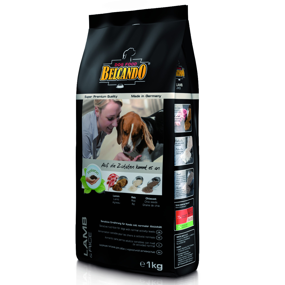 Belcando dog adult lamb   rice 5 kg