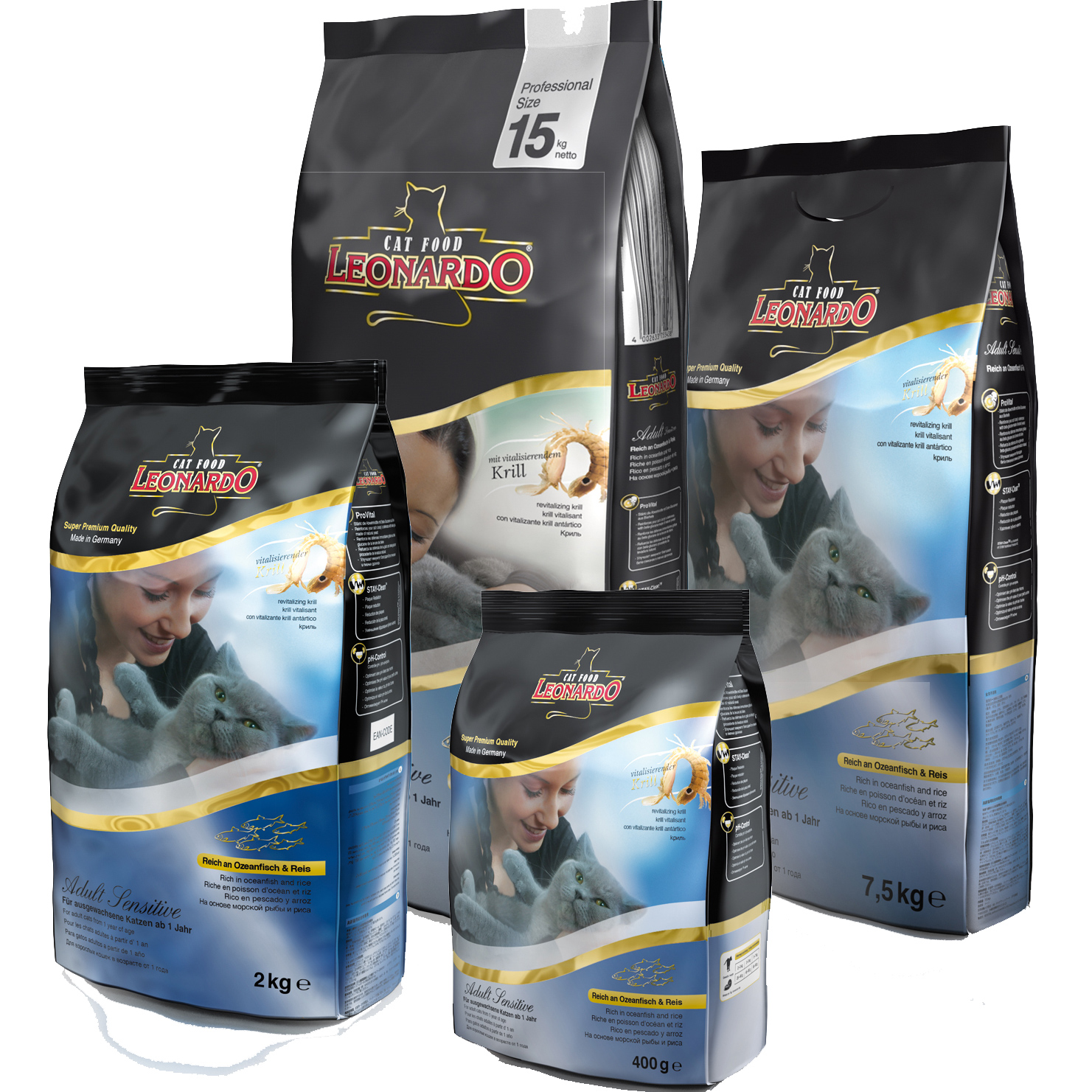 Leonardo pisica sensitive peste 0,4 kg