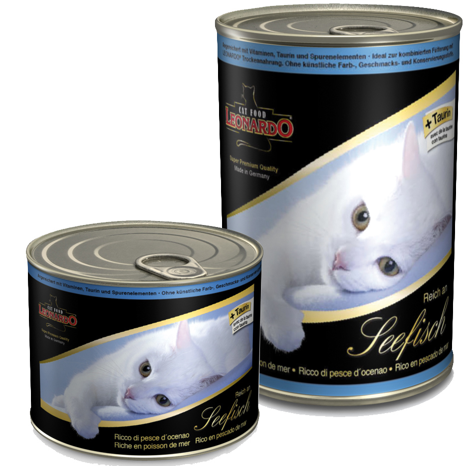Leonardo pisica peste oceanic conserva 400 g