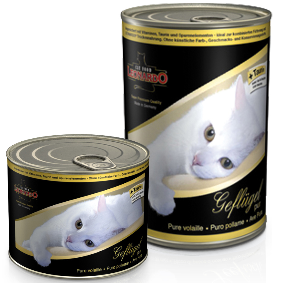 Leonardo pisica pasare conserva 400 g