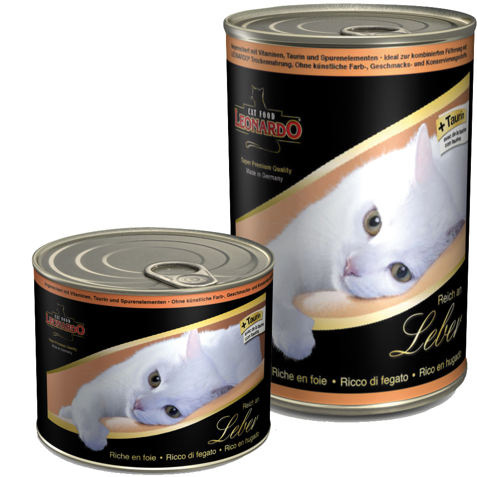 Leonardo pisica ficat conserva 400 g