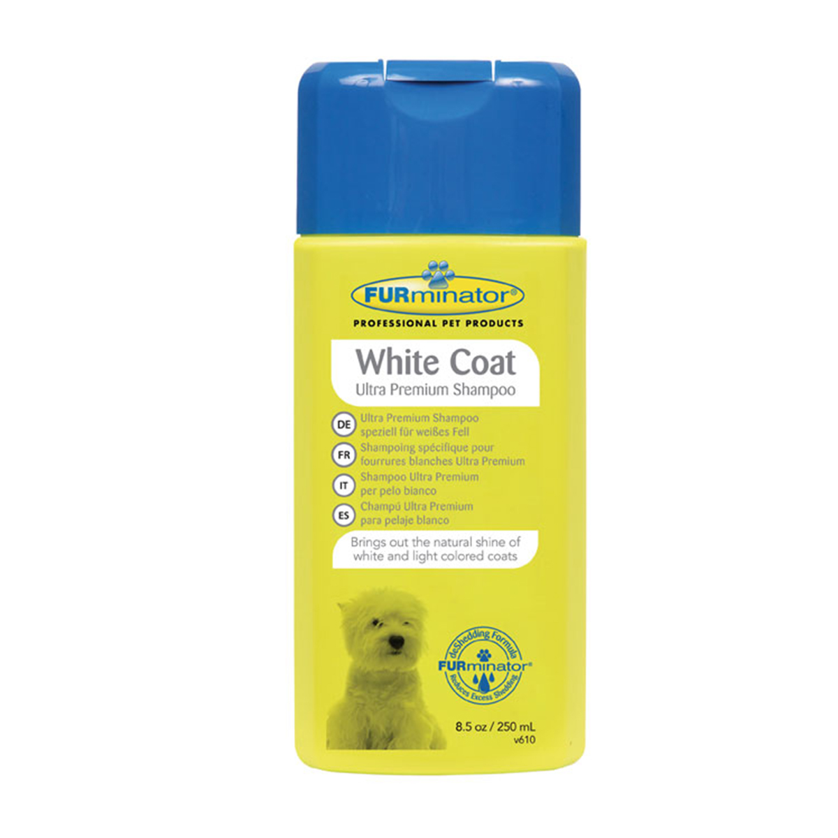 Furminator sampon white coat, 250 ml
