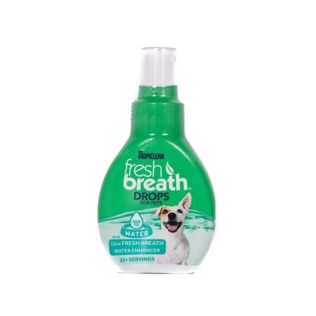 Tropiclean Fresh Breath Drops For Pets, 65 ml imagine