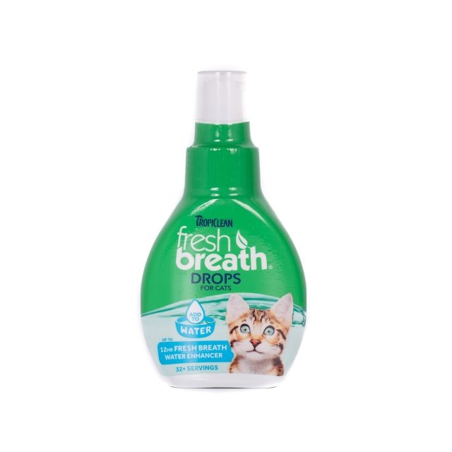 Aditiv de apa Fresh Breath DROPS for CATS, 65 ml petmart.ro