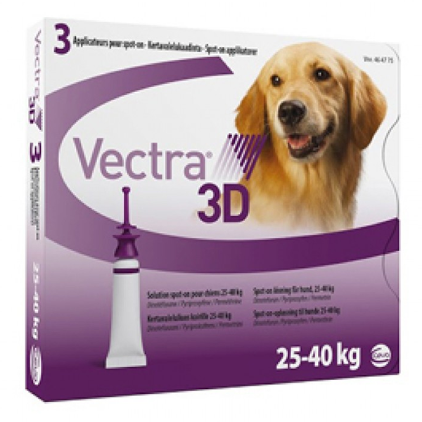 VECTRA 3D 25-40 kg/ 3 pipete imagine
