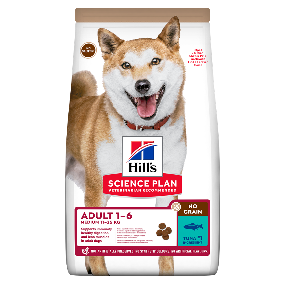 Hill’s SP Canine Adult No Grain Tuna, 2.5 kg Hill's
