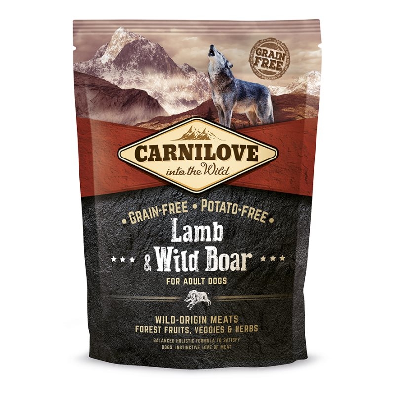 Carnilove lamb and wild boar, 1.5 kg