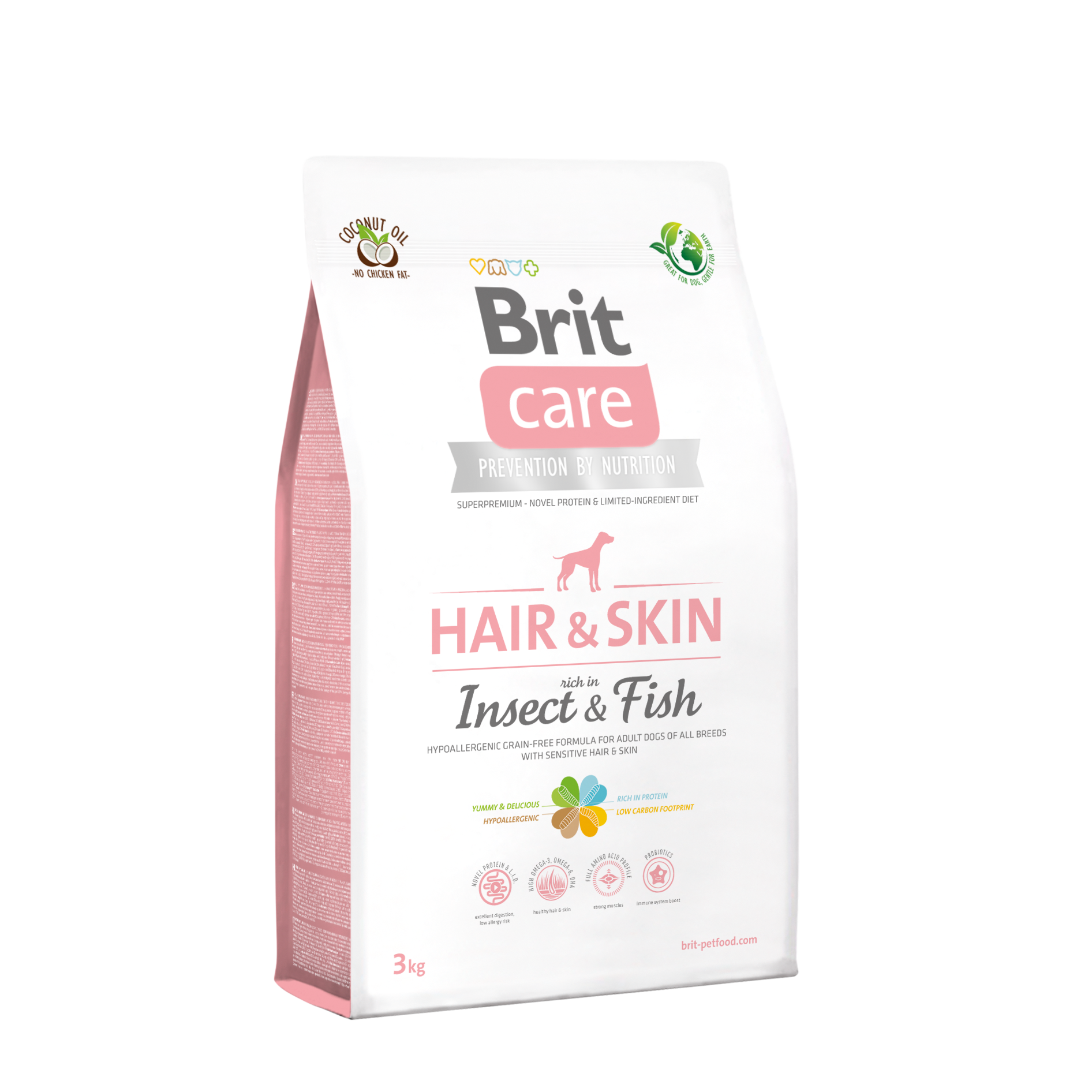 Brit Care Dog, Hair & Skin Insect & Fish, 3 kg Brit