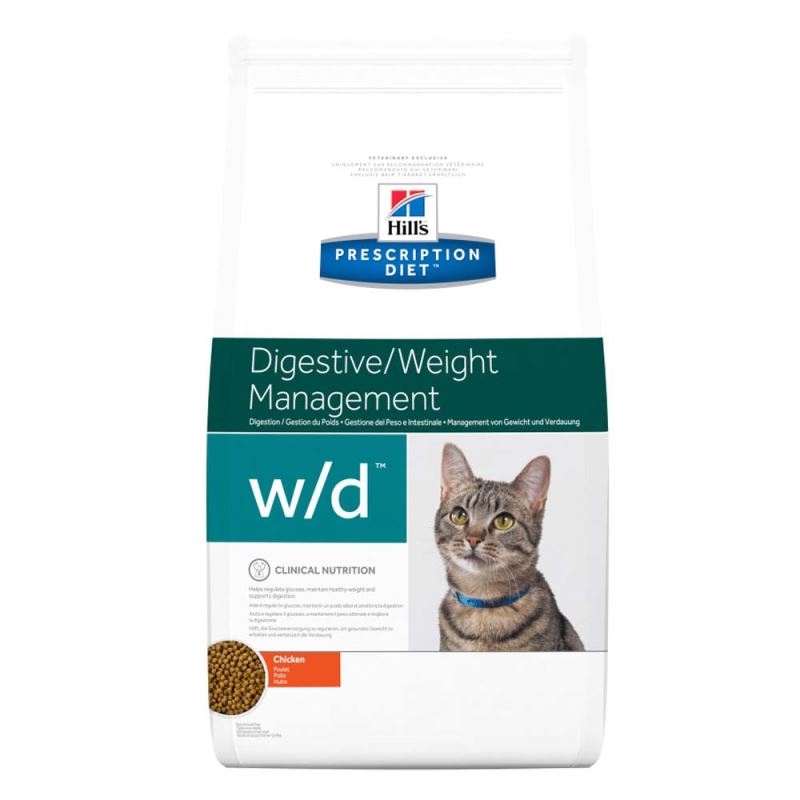Hill's PD w/d Digestive, Weight Management hrana pentru pisici 1.5 kg imagine