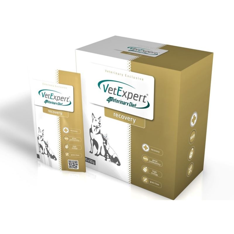 4t veterinary diet recovery dog & cat pudra, 15 x 50 g