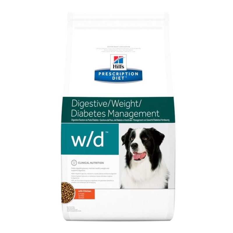 Hill's pd w/d digestive, weight, diabetes management hrana pentru caini