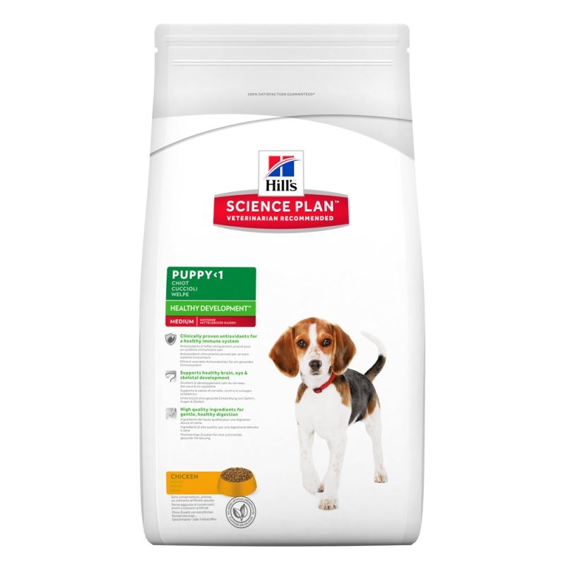 Hill\'s SP Puppy Healthy Development Medium hrana pentru caini cu pui 1 kg