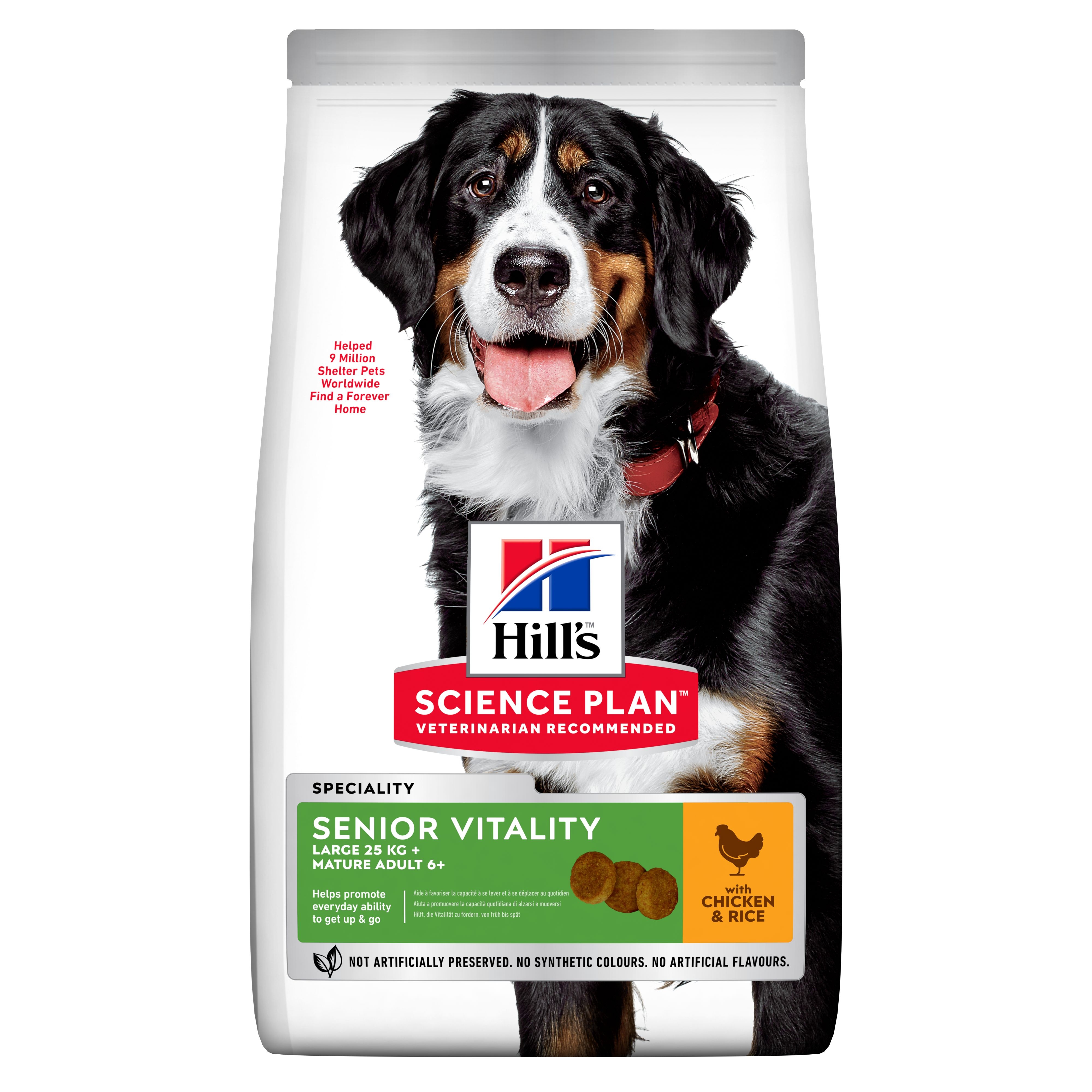 Hill’s SP Canine Senior Vitality Large Chicken, 2.5 kg Hill's