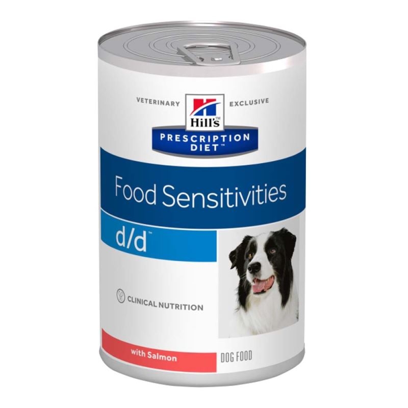 Hill's PD d/d Food Sensitivities hrana pentru caini cu somon 370 g imagine