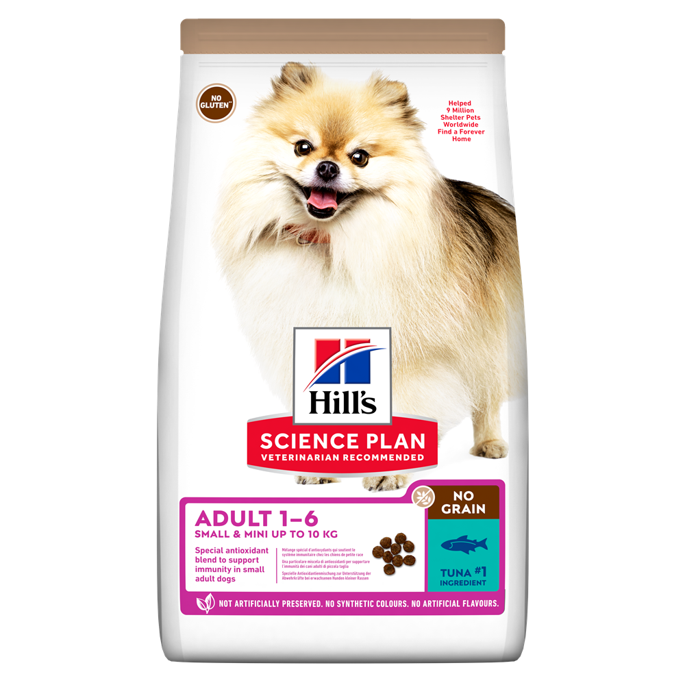 Hill’s SP Canine Adult No Grain Small and Mini Tuna, 1.5 kg Hill's