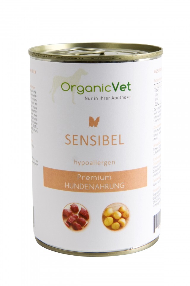 OrganicVet Veterinary, Sensitive, 400 g OrganicVet