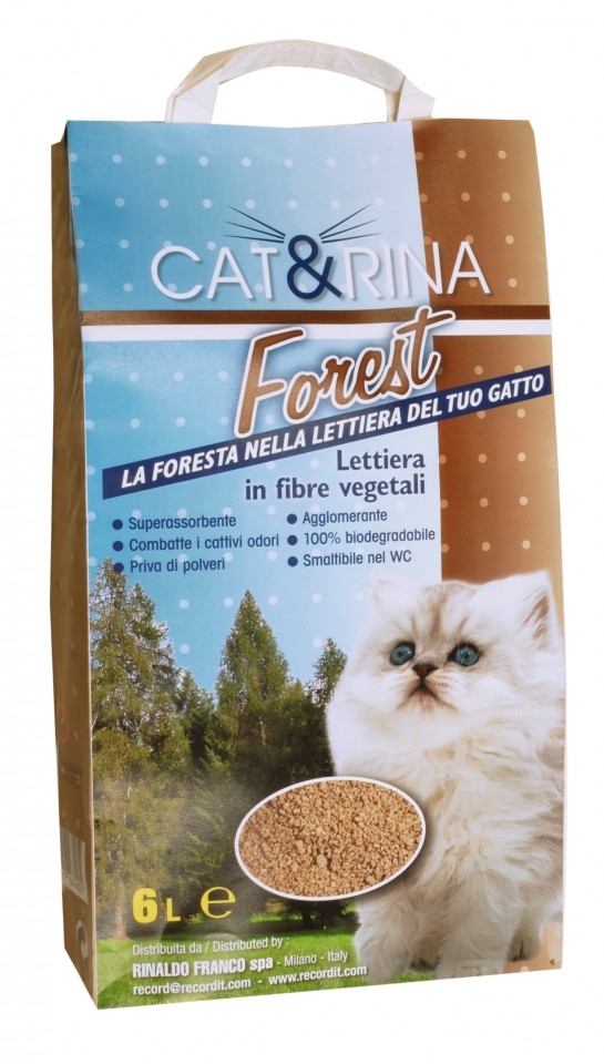 Asternut Igienic Vegetal, Cat&Rina Forest, 6 L petmart.ro