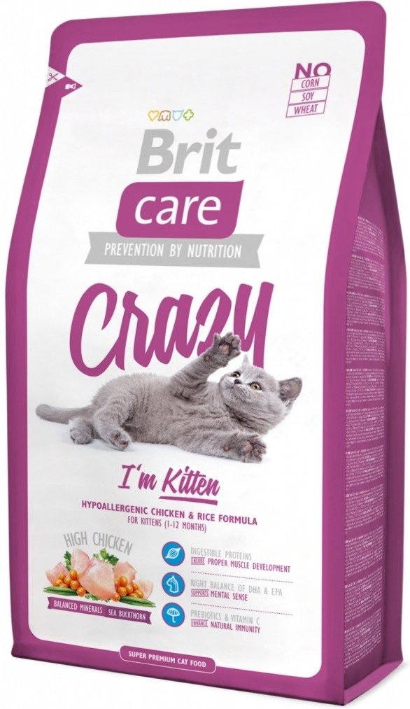 Brit Care Cat Crazy Kitten, 2 kg Brit imagine 2022