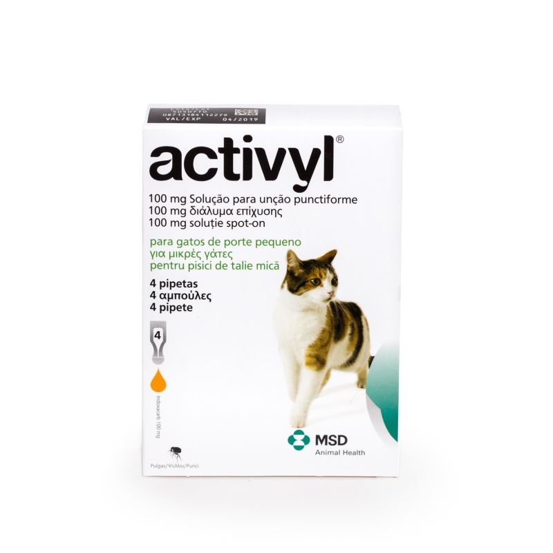 Activyl cat (< 4kg), 4 pipete