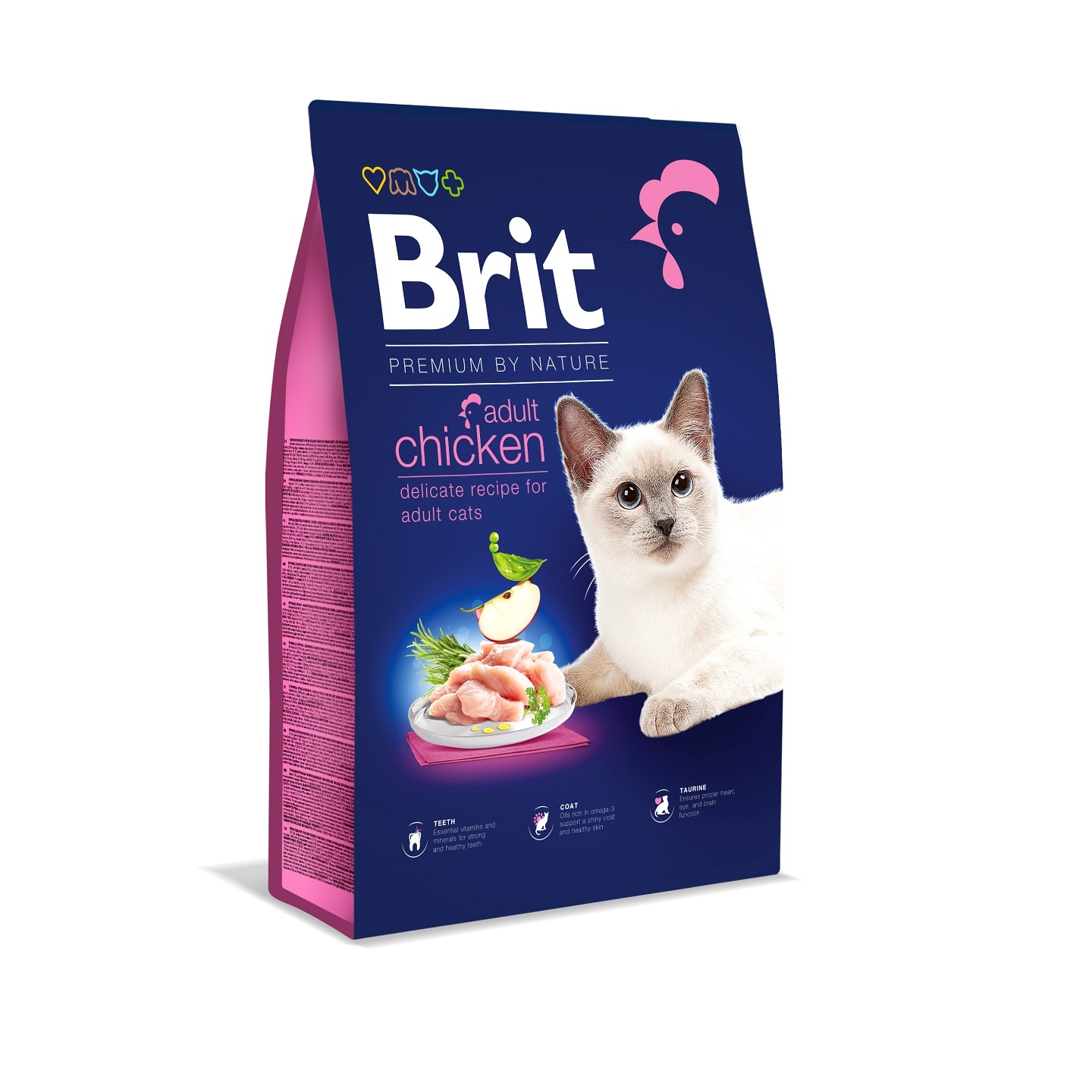 Brit Premium by Nature Cat Adult Chicken, 8 kg Brit