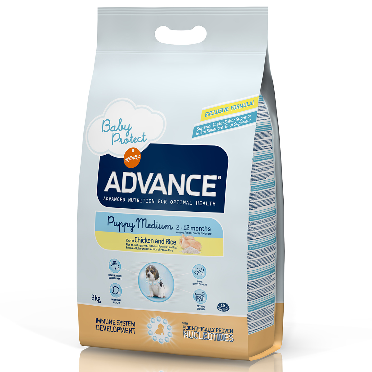 Advance dog medium puppy protect