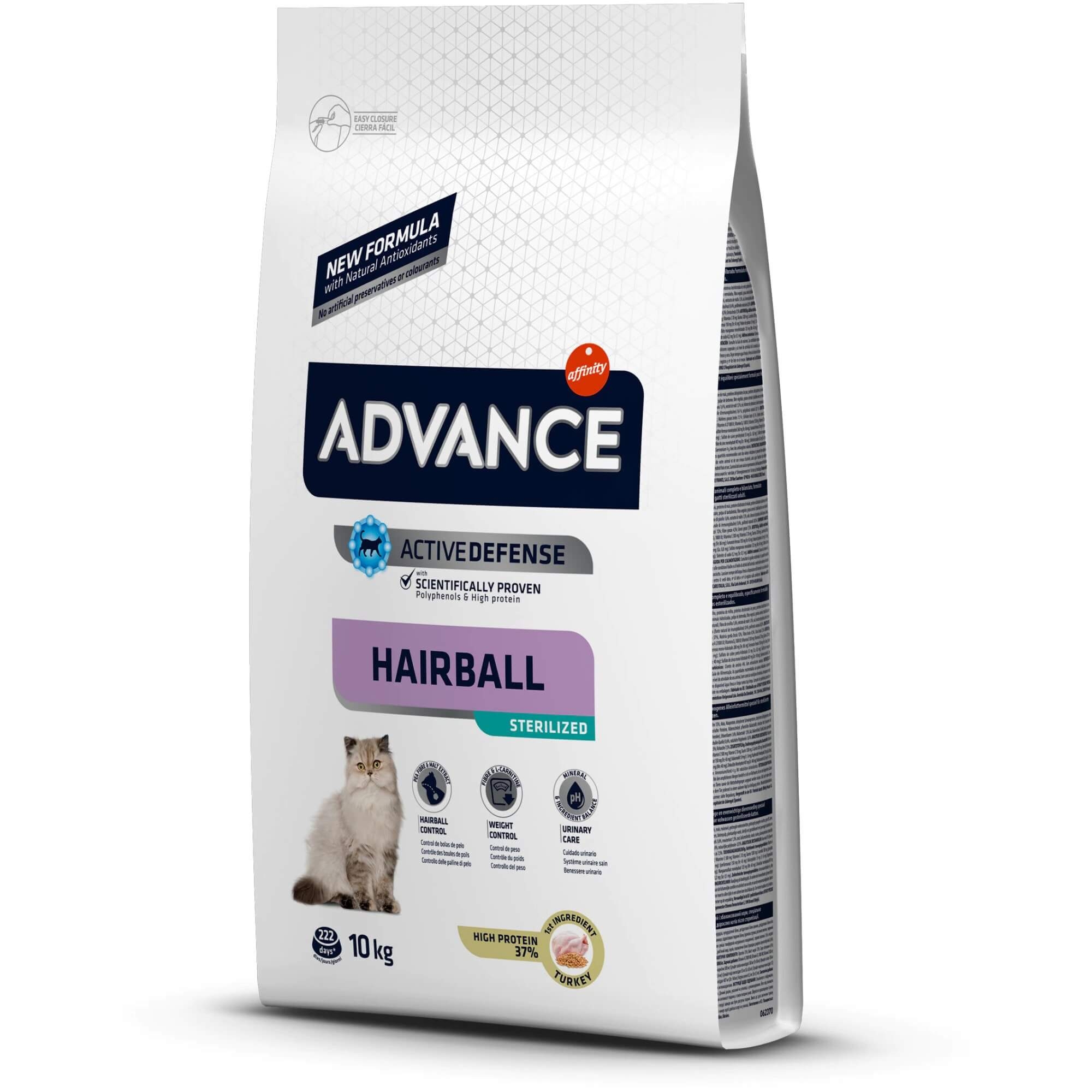 Advance Cat Sterilised Hairball, 10 kg Advance Diets imagine 2022