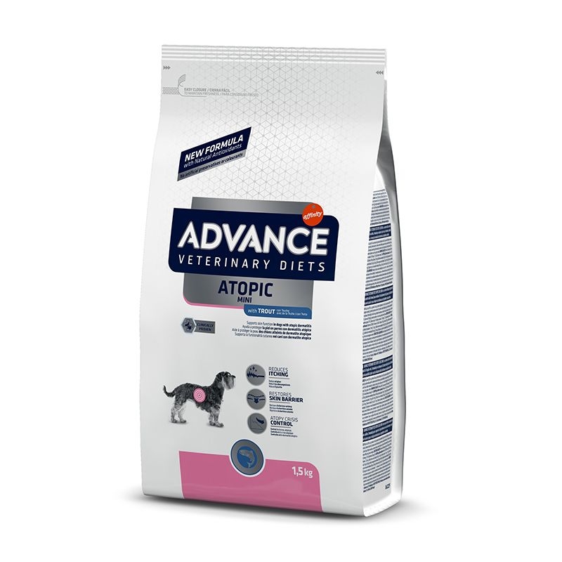 Advance Dog Atopic Derma Care Mini cu Pastrav, 1.5 kg Advance Diets