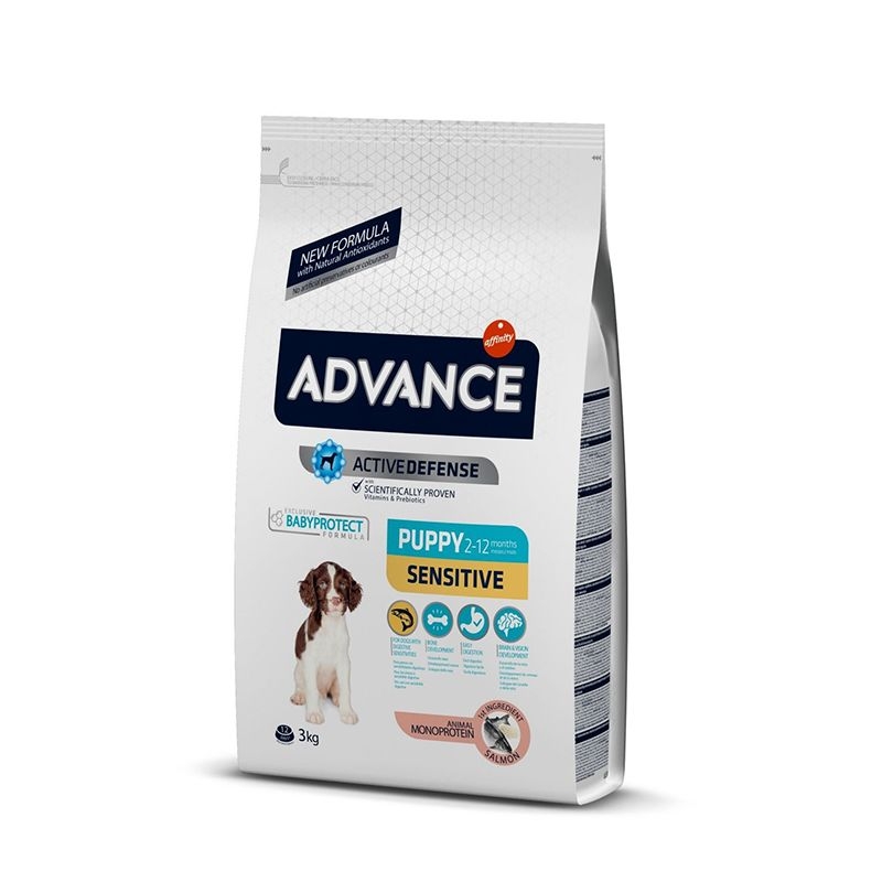 Advance Dog Puppy Sensitive, 3 kg Advance imagine 2022