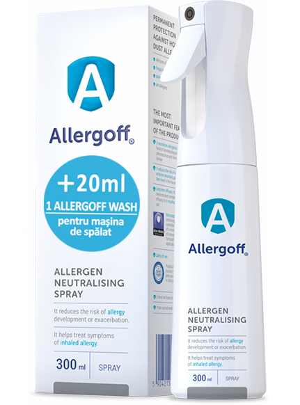 Allergoff, spray pentru neutralizarea alergenilor, 300 ml Allergoff imagine 2022