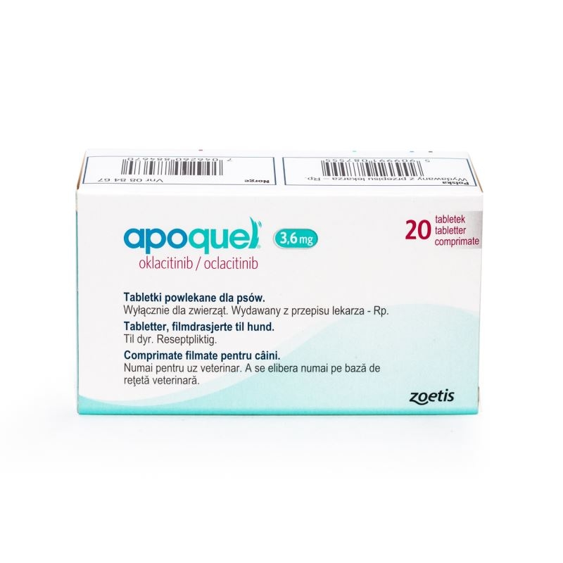 Apoquel 3,6 mg, 20 tablete petmart.ro