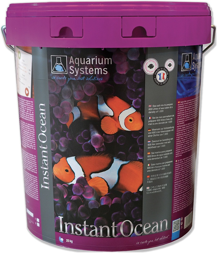 Aquarium Systems – Sare marina Instant Ocean 25Kg, galeata Aquarium Systems