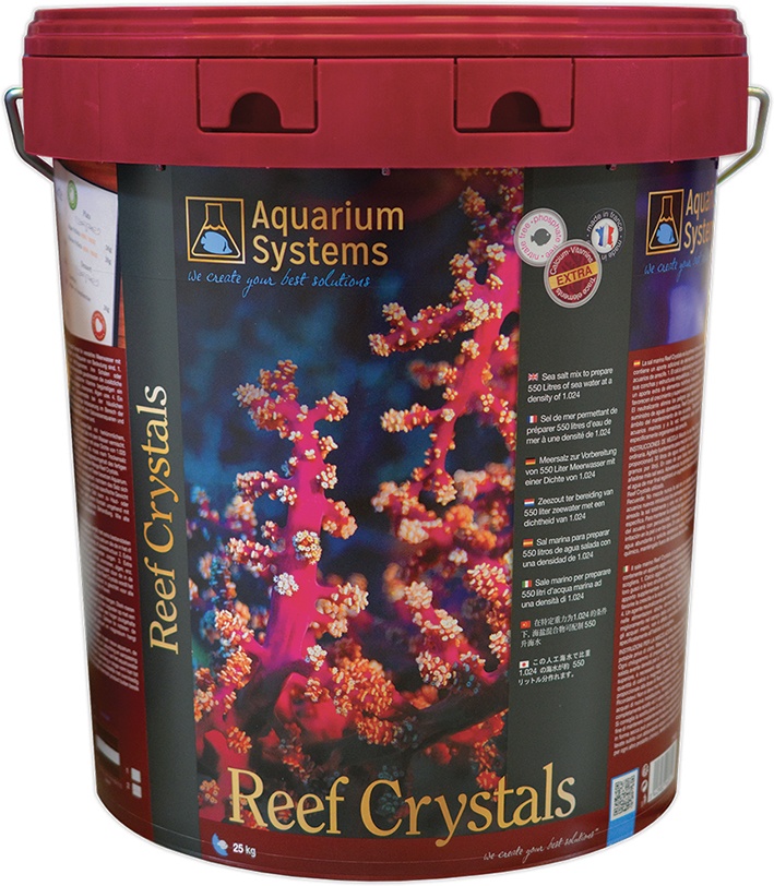 Aquarium Systems – Sare marina Reef Crystals 25Kg, galeata Aquarium Systems