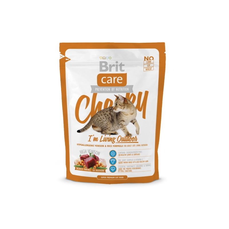 Brit care cat cheeky living outdoor, 400 g