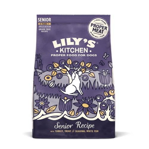Lily’s Kitchen For Dogs Complete Nutrition Turkey & Trout Senior Dry Food 2.5kg Lily's Kitchen