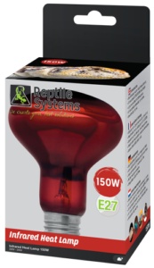 Bec incalzire InfraRed Heat Lamp – 150w – E27 Aquarium Systems