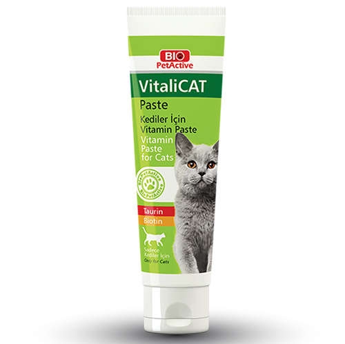 Pasta cu vitamine pentru pisici, Bio PetActive Vitali Cat Paste, 100 ml petmart