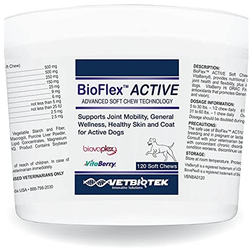 Bioflex Active, Vetbiotek, 120 tablete petmart