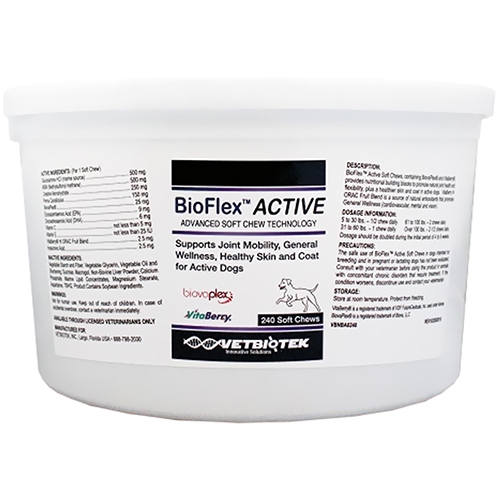 Bioflex Active, Vetbiotek, 240 tablete petmart